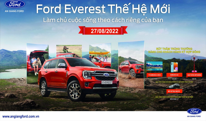 Lễ Ra Mắt Ford Everest Thế Hệ Mới Tại An Giang Ford